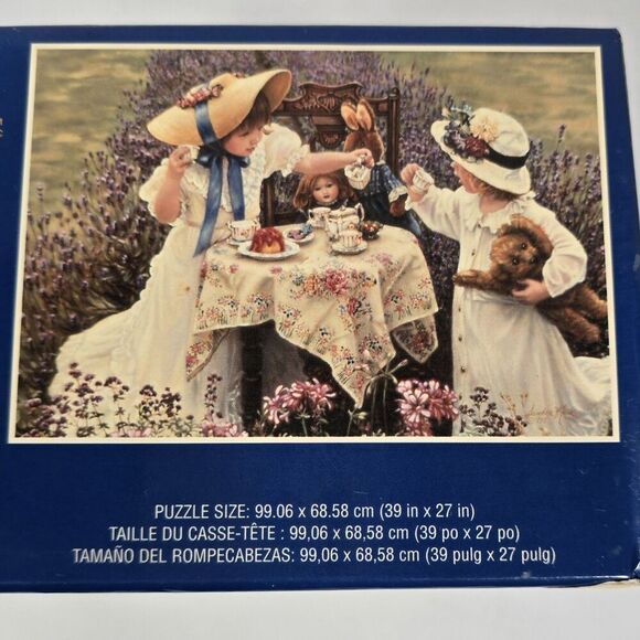 Sandra Kuck Puzzle Garden Party 1000 Piece Sure Grip‎  39" X 27" Sealed - Picture 5 of 7